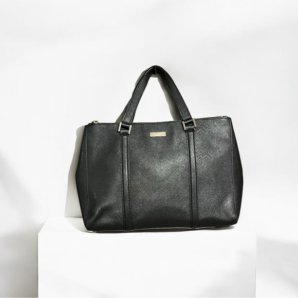 🌻Kate Spade Black Leather Newbury Lane Loden Purse Shoulder Bag Crossbody main image 6